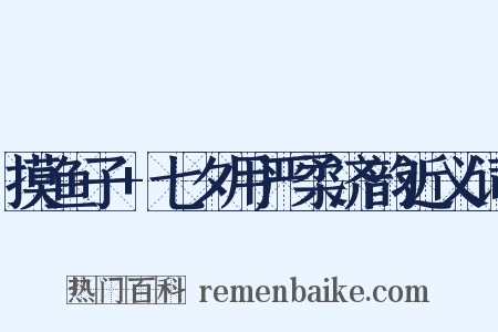 摸鱼子+七夕用严柔济韵近义词是什么意思的图片